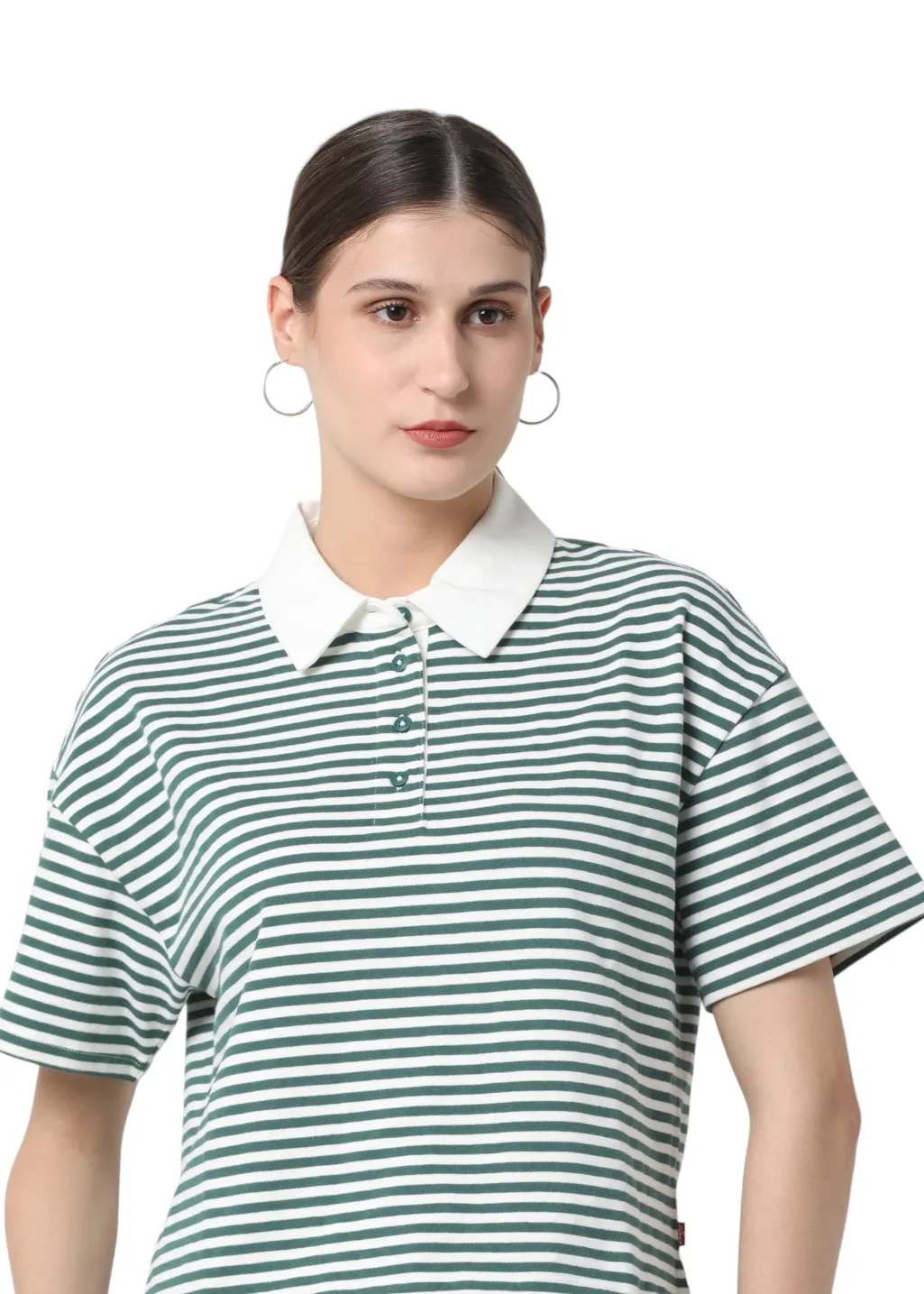 Levi's - Coco SS Rugby - Nova Stripe Bistro Green