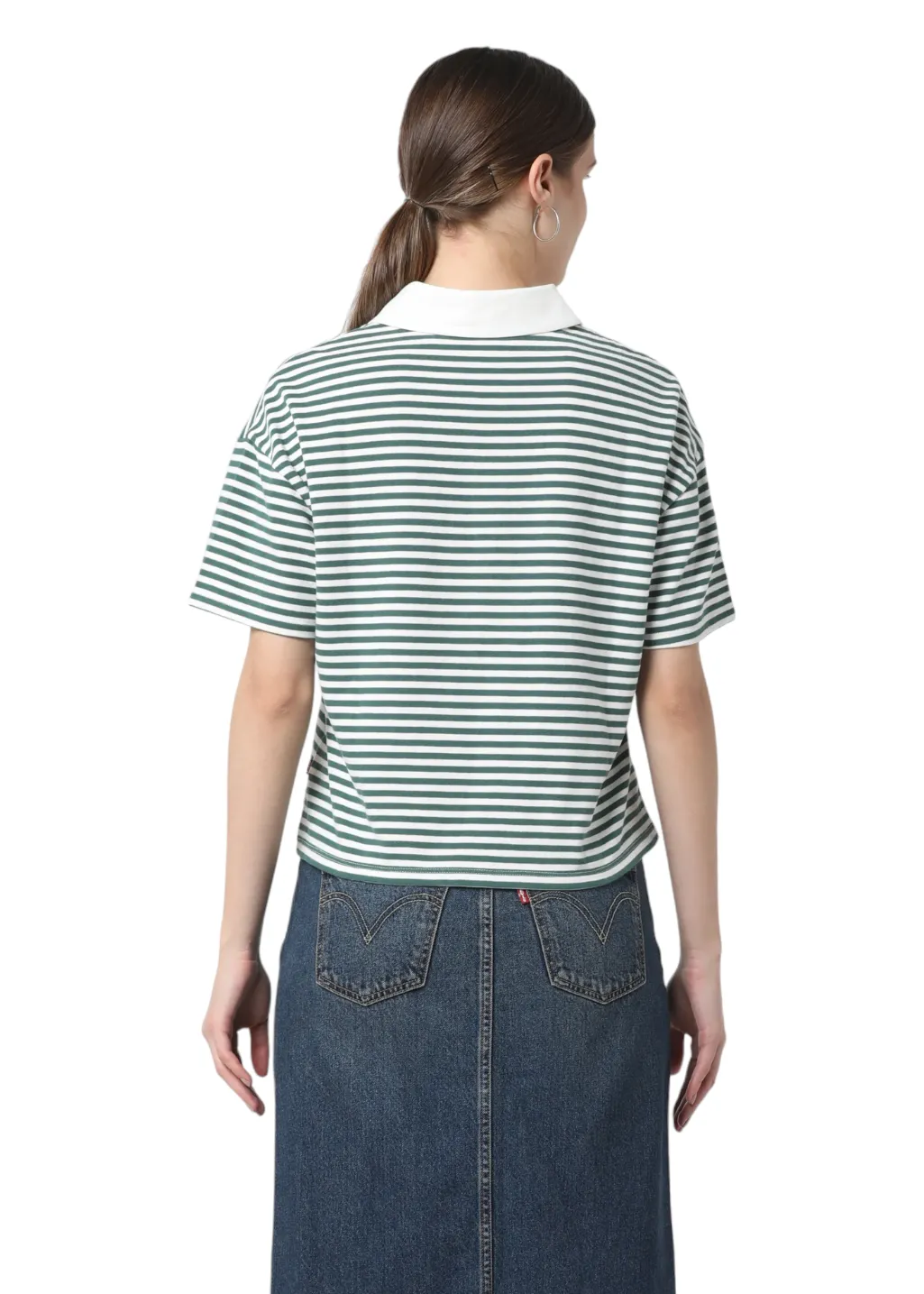Levi's - Coco SS Rugby - Nova Stripe Bistro Green