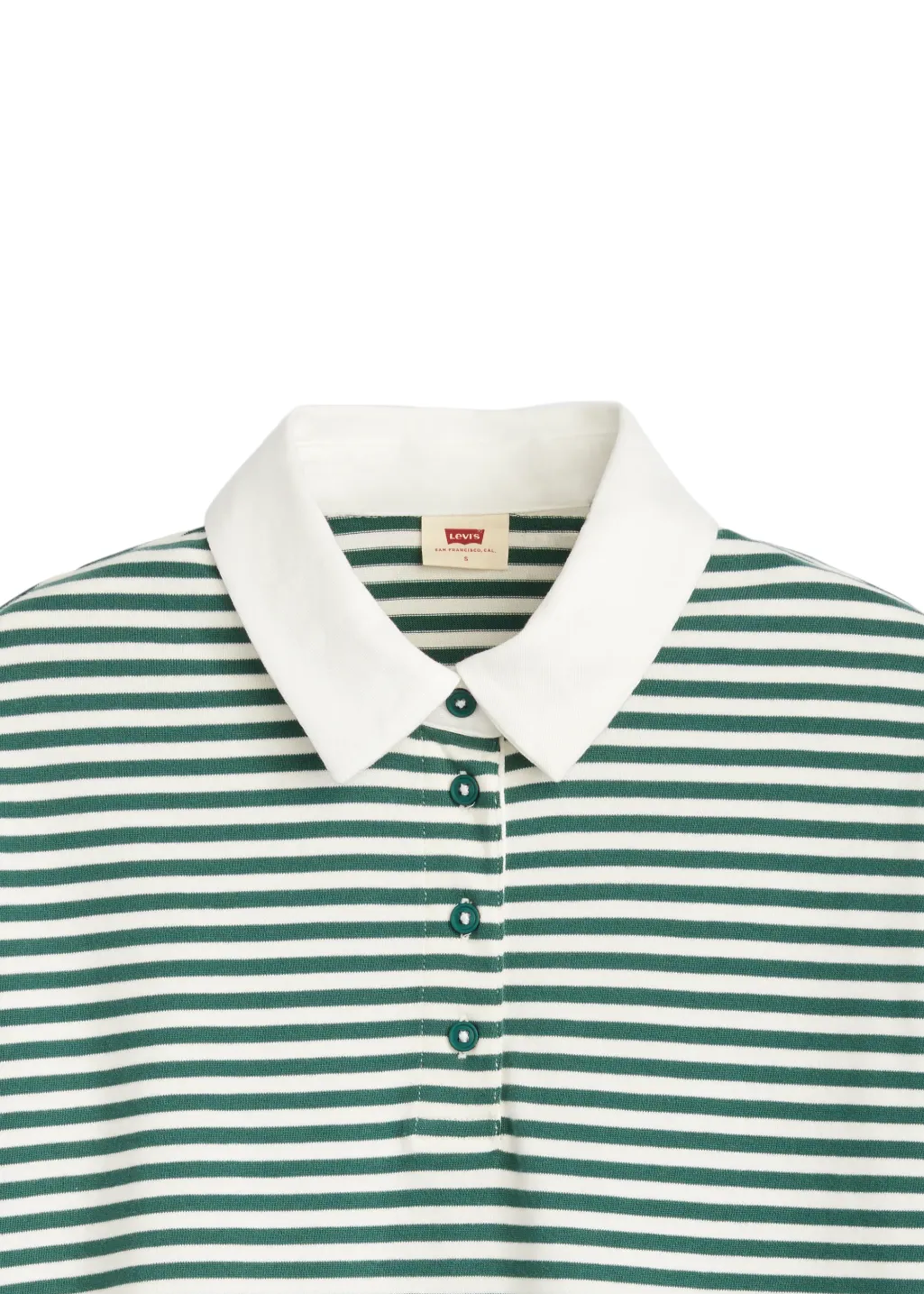 Levi's - Coco SS Rugby - Nova Stripe Bistro Green