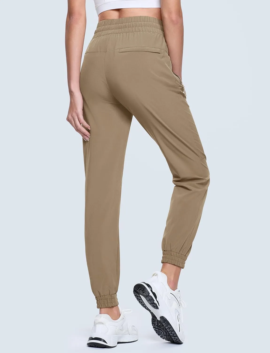MAGCOMSEN Women's Hiking Pants Lightweight Quick Dry Athletic Running Joggers with Pockets Outdoor Travel Sweatpants
