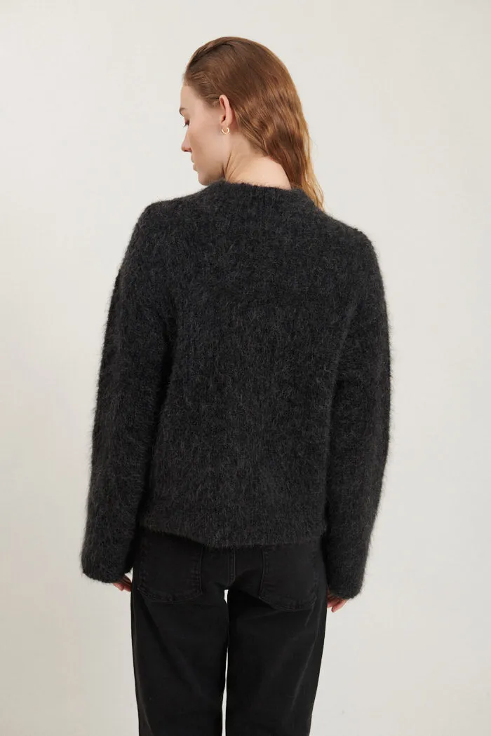 Magna H. Neck - Dark Grey Mel.