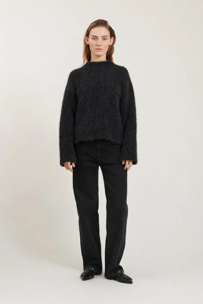 Magna H. Neck - Dark Grey Mel.