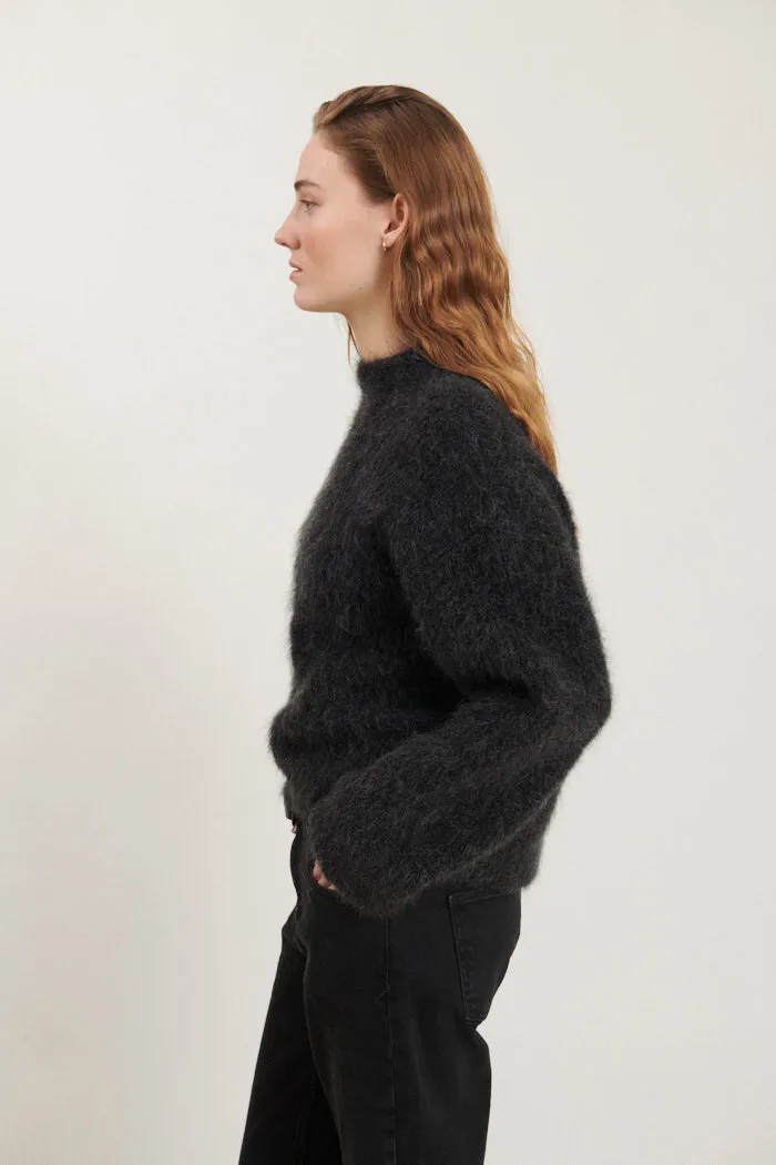 Magna H. Neck - Dark Grey Mel.