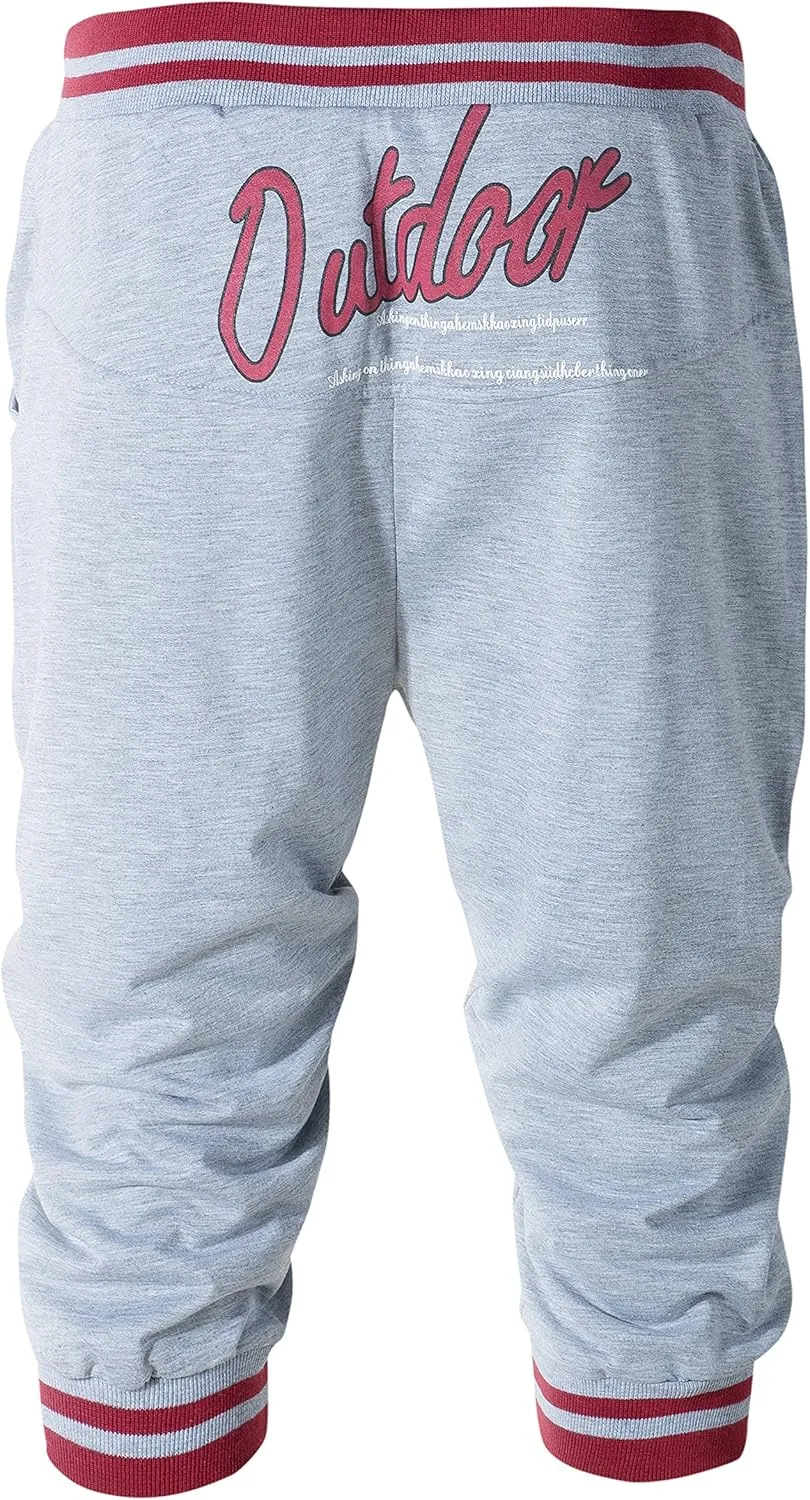 Men's Casual Harem Training Jogger Sport Short Baggy Pants