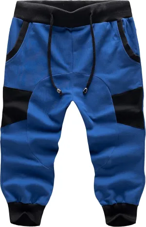 Men's Casual Harem Training Jogger Sport Short Baggy Pants