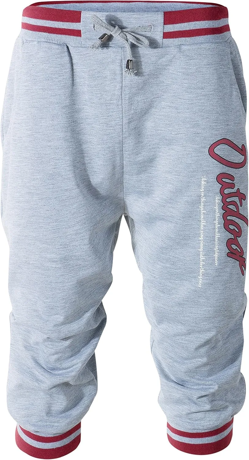 Men's Casual Harem Training Jogger Sport Short Baggy Pants