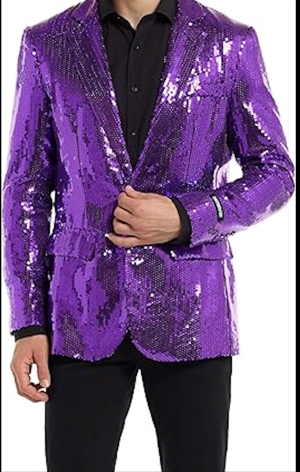 Men's Sequin NYE Pink Blazer Jackets