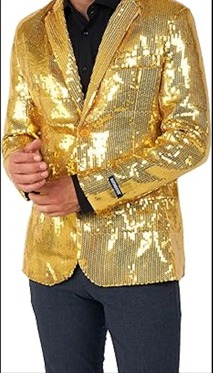 Men's Sequin NYE Pink Blazer Jackets