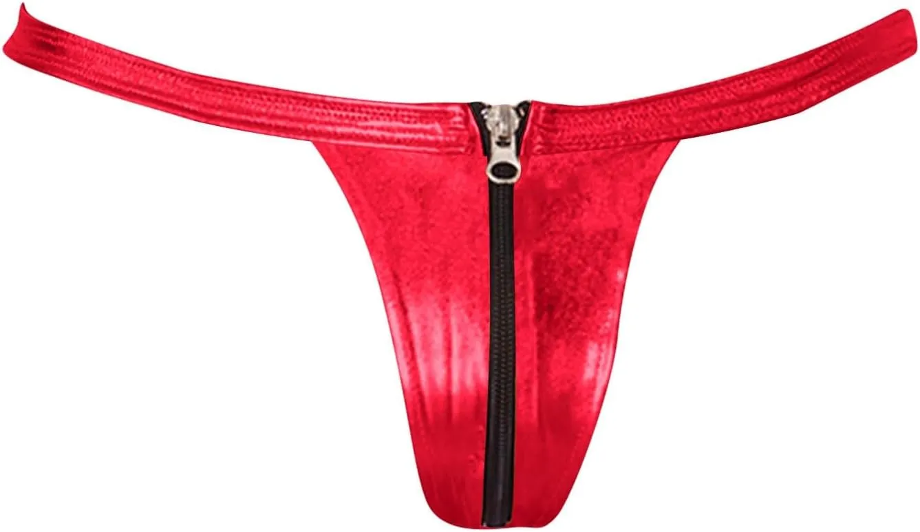 Men's Sexy Underwear Men's Boxer Briefs Back Low Rise Lace Mini Cheek Thong for Men