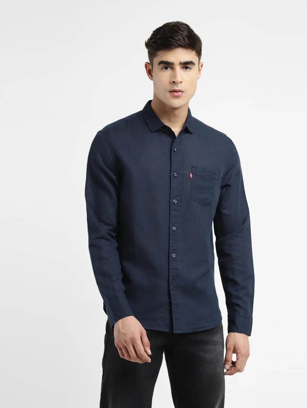 Men's Solid Slim Fit Shirt