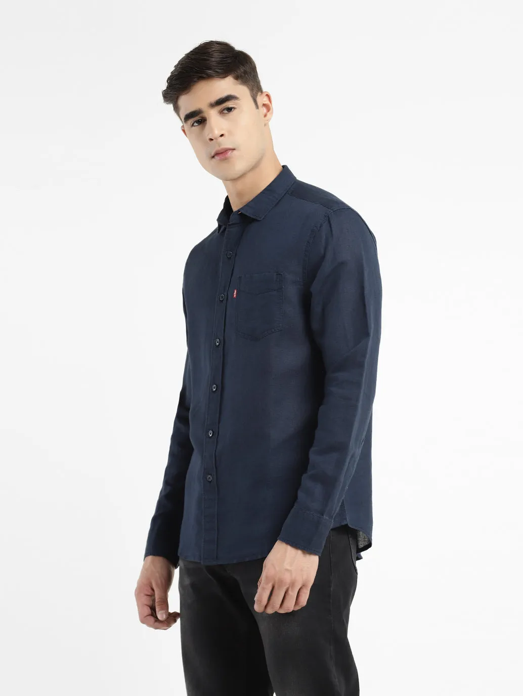 Men's Solid Slim Fit Shirt