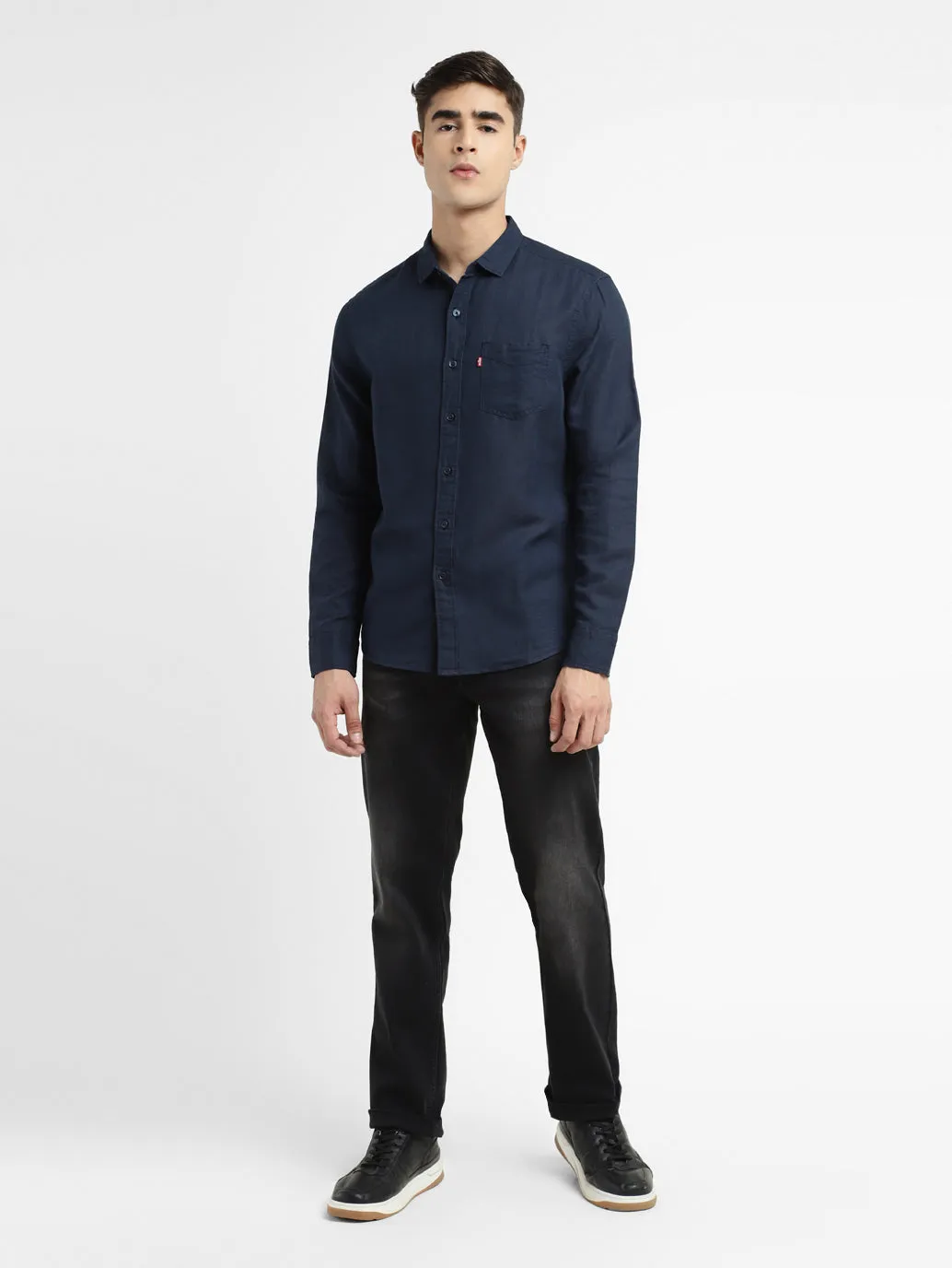 Men's Solid Slim Fit Shirt