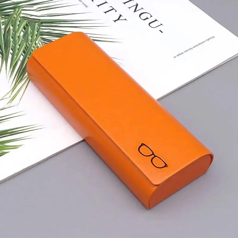 Minimalist Hard Leather Glasses Case