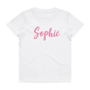 Name Tee | Personalised Style 1 | Black or White