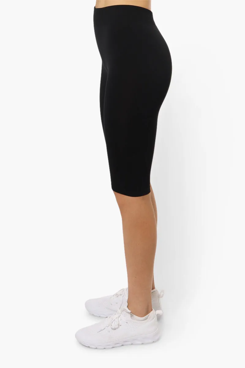 New Look High Waisted Biker Shorts - Black