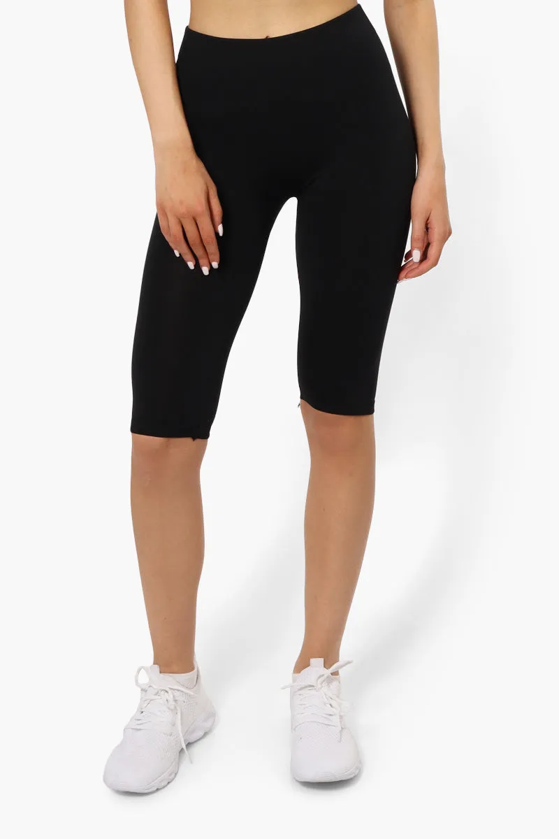 New Look High Waisted Biker Shorts - Black
