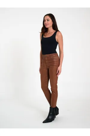 Parker Smith Bombshell Skinny Pants PW2041KAI | Slick Toffee | Clearance Final Sale