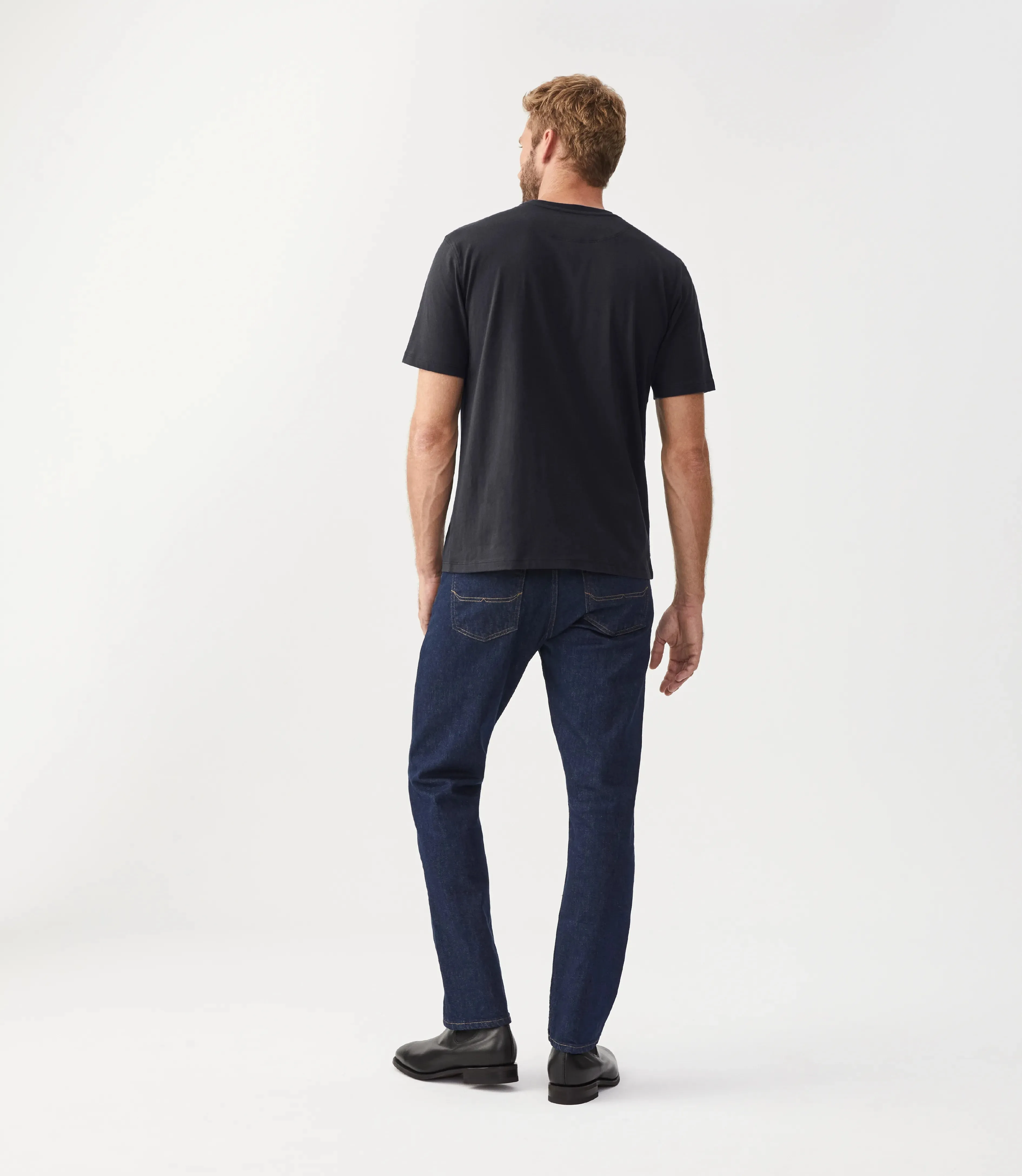 Parson T-shirt - Navy/Chestnut