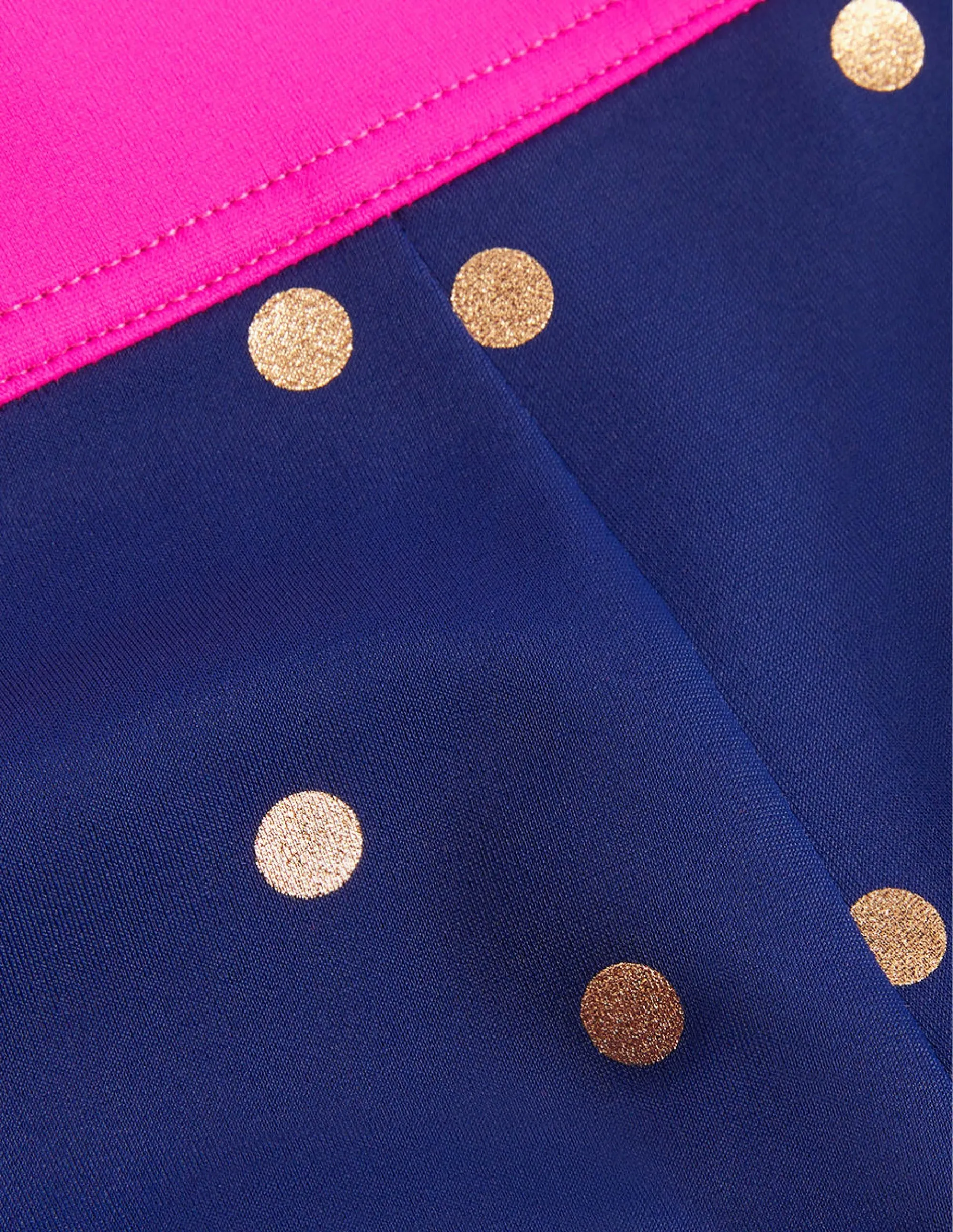Patterned Swim Shorts-Harmony Blue Gold Spot