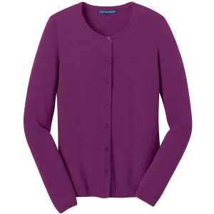 Port Authority Women's Deep Berry Cardigan
