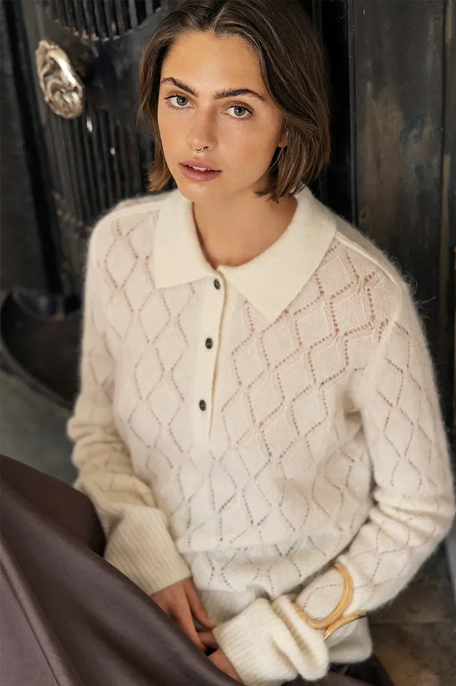 Project AJ117 Clotilde Chalk Pullover