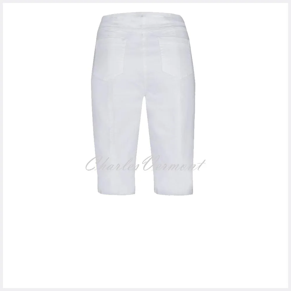 Robell Bella 05 – Bermuda Short 51489-5448-10 (White Denim)