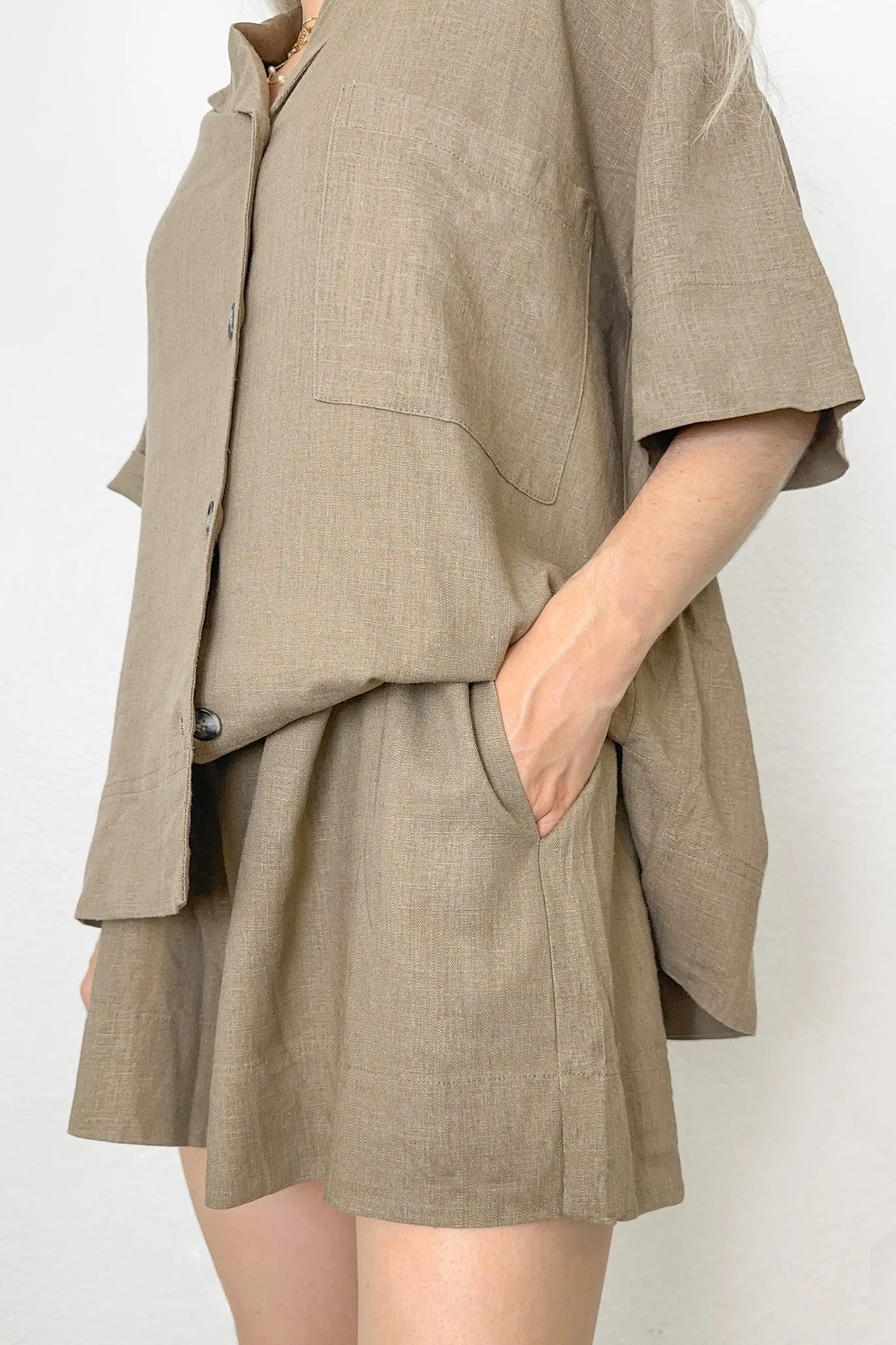 Safari Linen Short Set