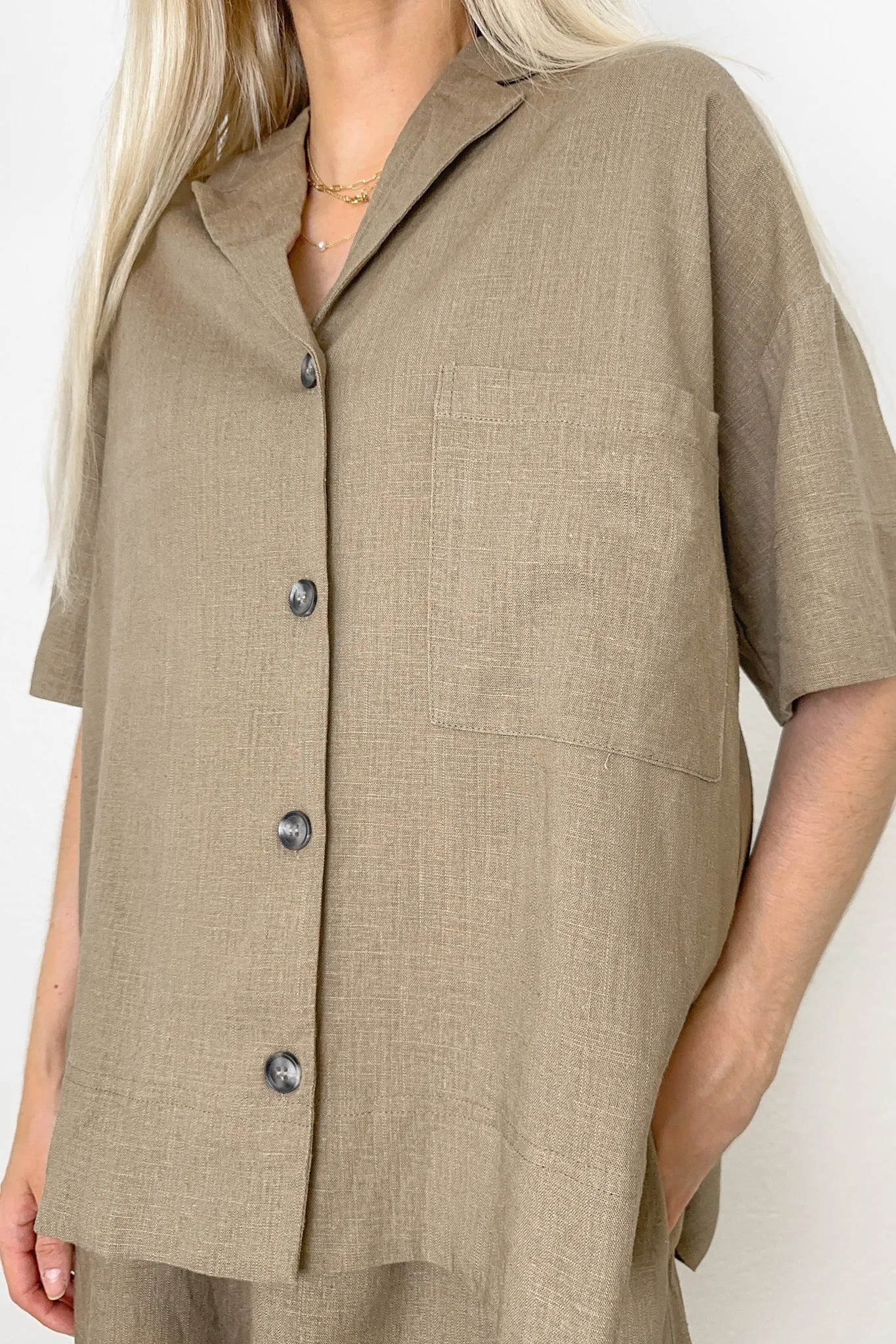 Safari Linen Short Set