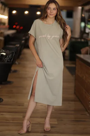 Saved by Grace Graphic Maxi