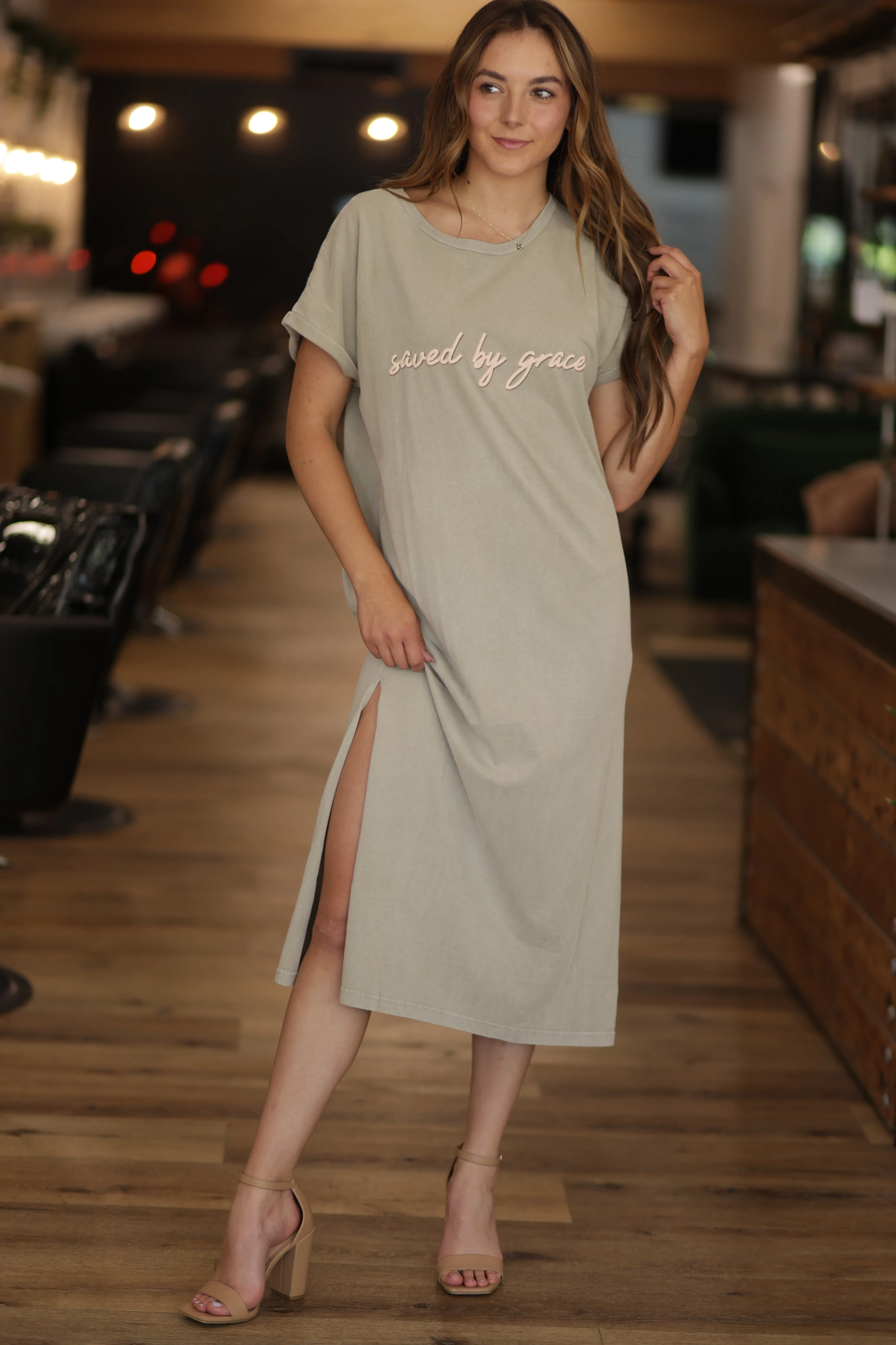 Saved by Grace Graphic Maxi