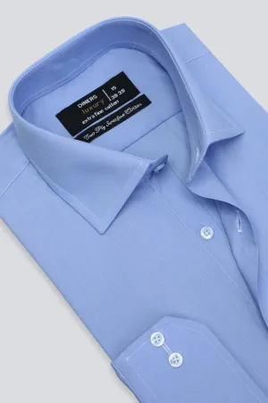 Sky Blue Oxford Plain Formal Shirt