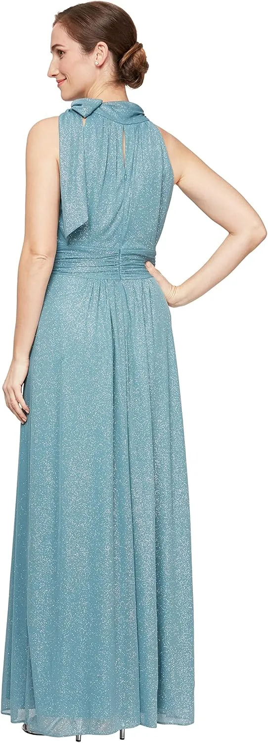 S.L. Fashions Women's Sleeveless Print Maxi Dress