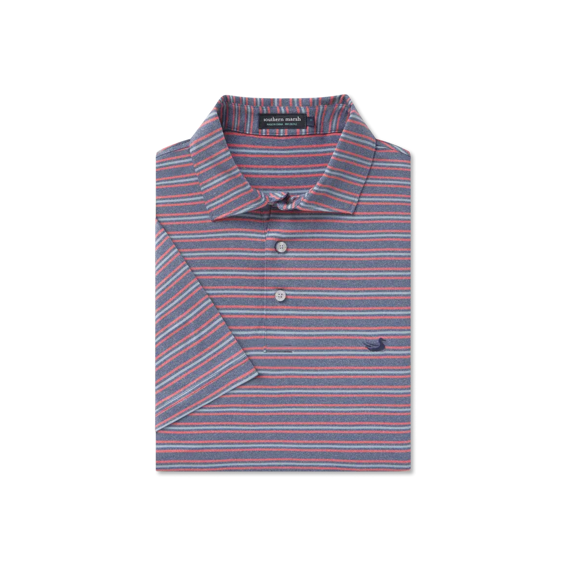 Southern Marsh Maybourne Featherlight Stripe Polo