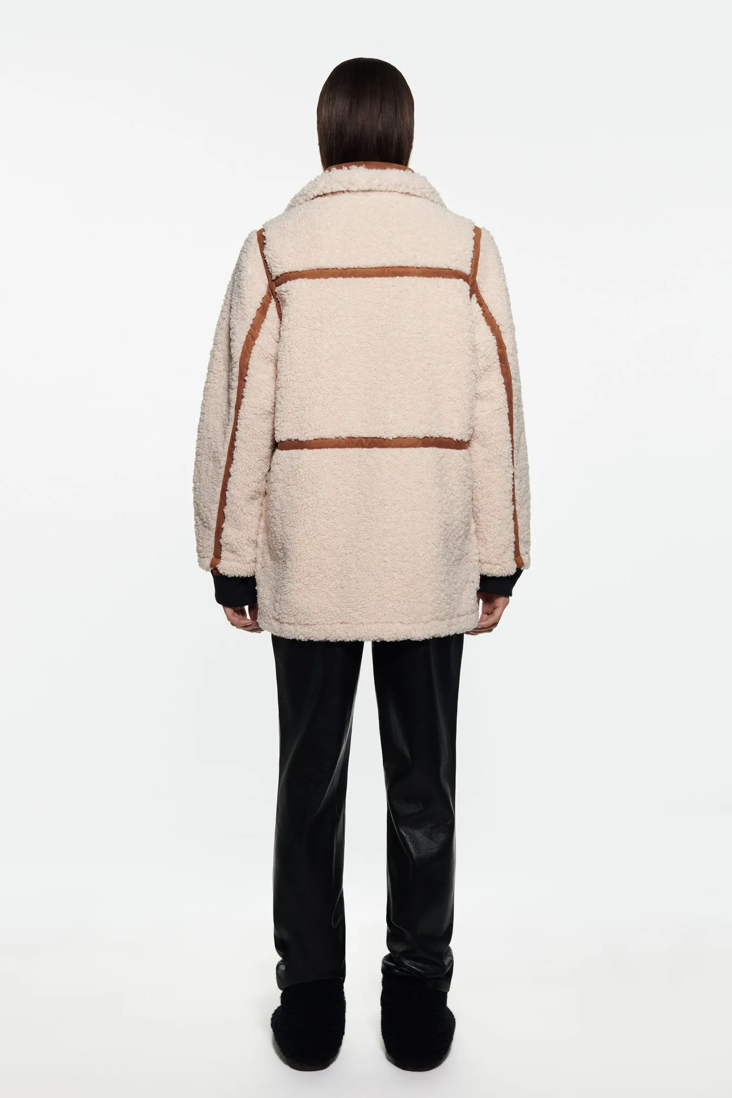 Stand Studio Chloe Jacket - Off White/Tan