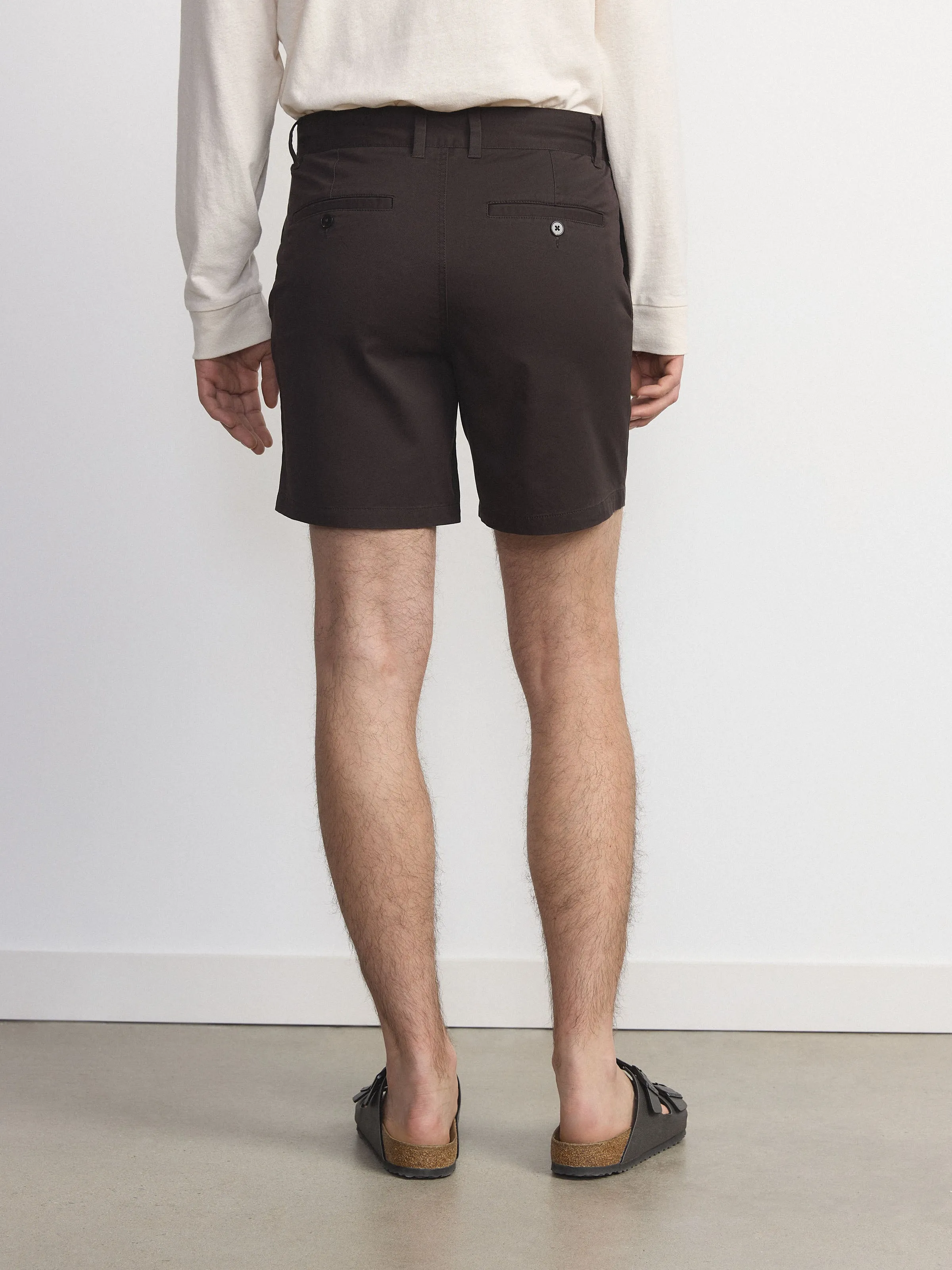 The Brunswick 7in Short in Dark Chocolate