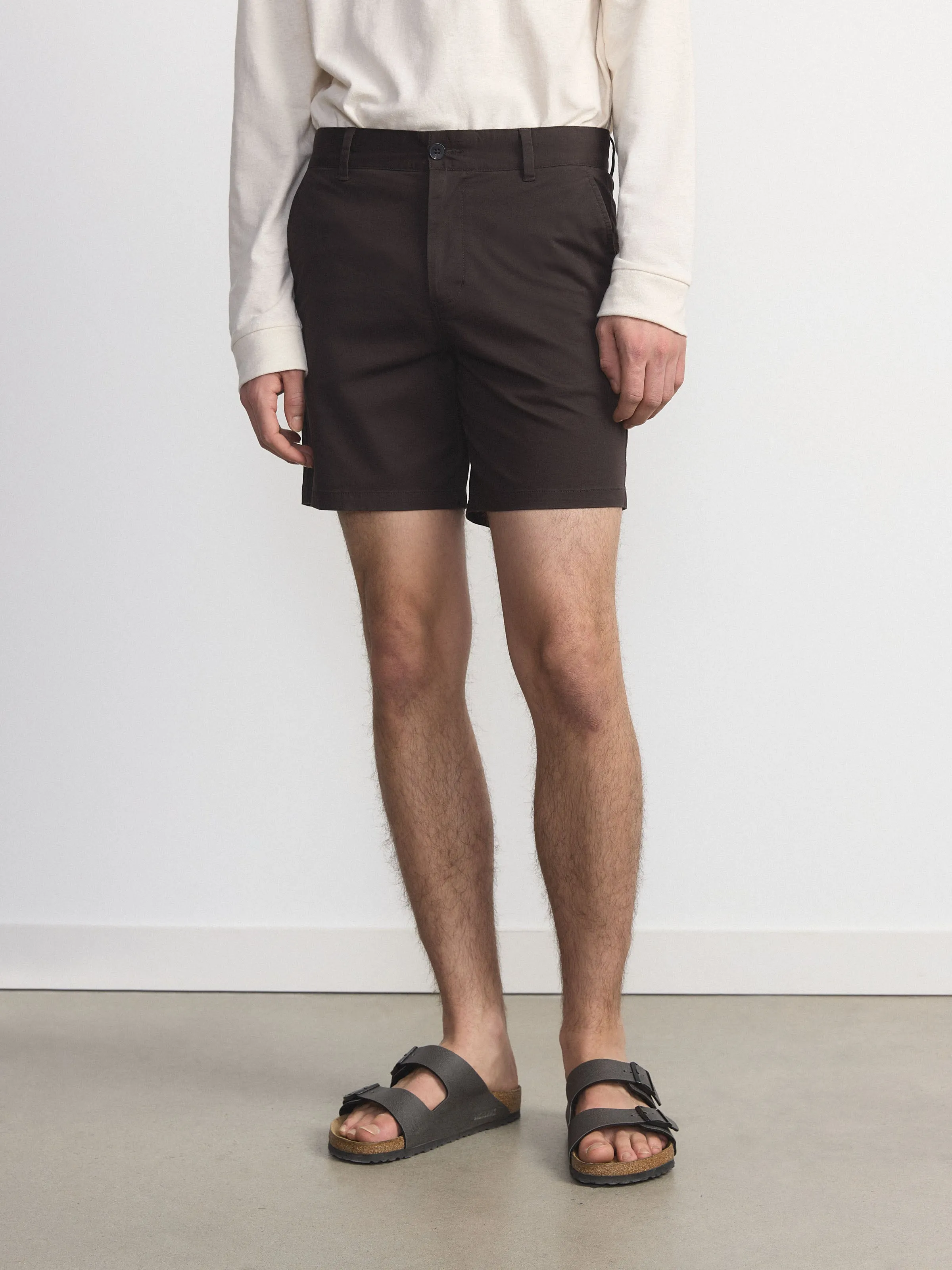 The Brunswick 7in Short in Dark Chocolate