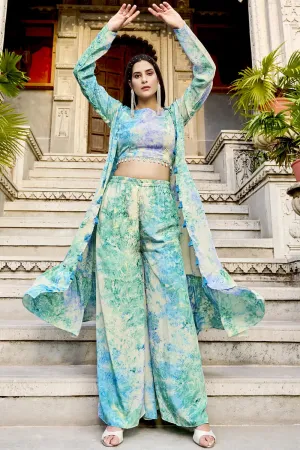 Trendy Beach Party Co-ord With Long Shrug