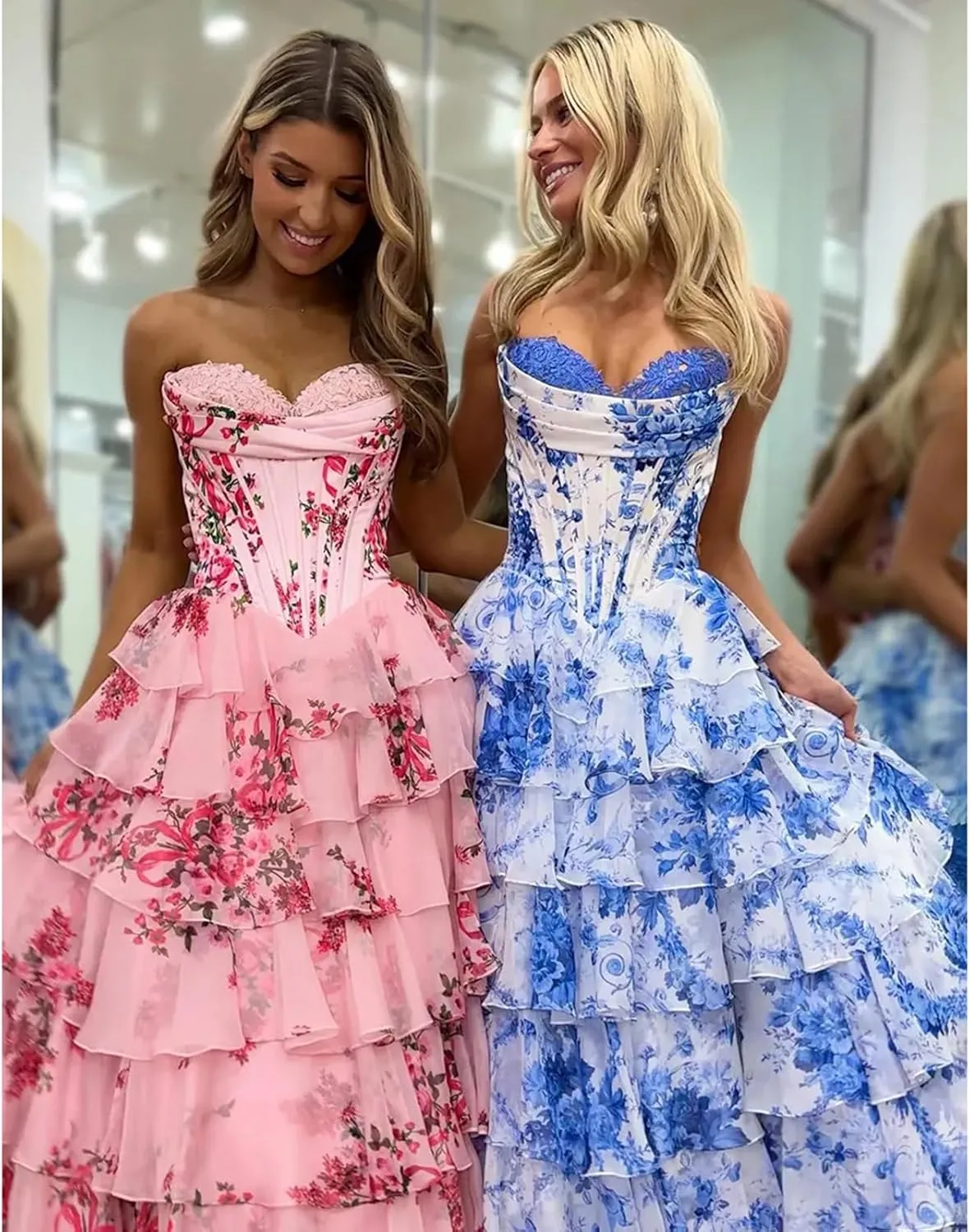 WIOJEIGO Satin Prom Dresses for Women Long 2025 with Slit Sweetheart Ball Gown Chiffon Ruffles Quinceanera Dresses