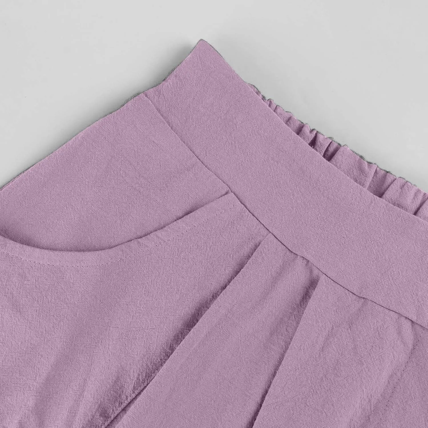 Womens A Line Midi Skirt Vintage Front Button Swing Skirts Summer High Waisted Pleated Midi Skirt with Pockets