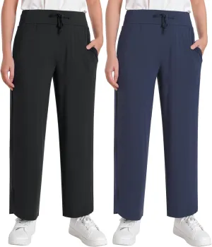 Women's Petite Lounge Pants Loose Fit with Pockets