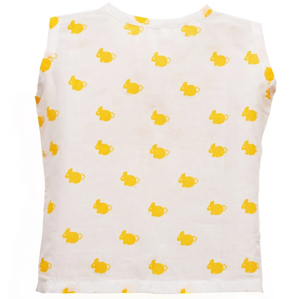 Yellow Bunny Cotton Jabla