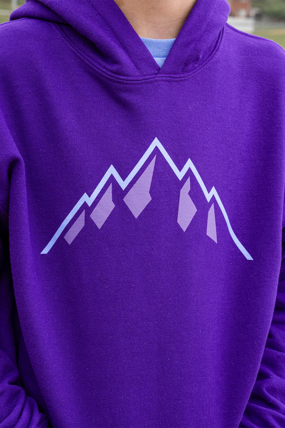 Yth NBA Origins Partial Tonal Color Pop Hoodie - Purple